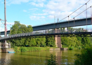 Neckarsteg bei Marbach am Neckar
