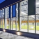 Glasfassade Turn- und Festhalle, Waldburg